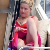 Amber Heard upskirt