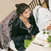 Leandra Medine nip slip