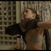 Tits lily collins Lily Collins