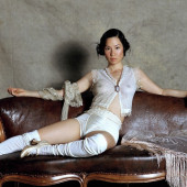 Lucy Liu see through