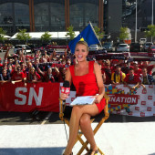 Michelle Beadle leggy