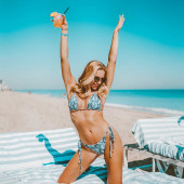 Nicole Spiller bikini