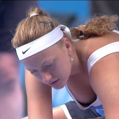 Petra Kvitova oops