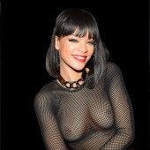 Rihanna nipple piercing