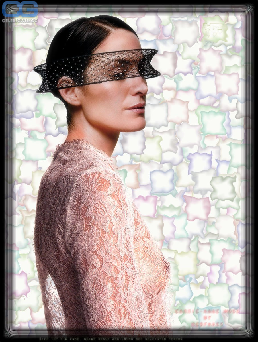 Carrie-Anne Moss see through