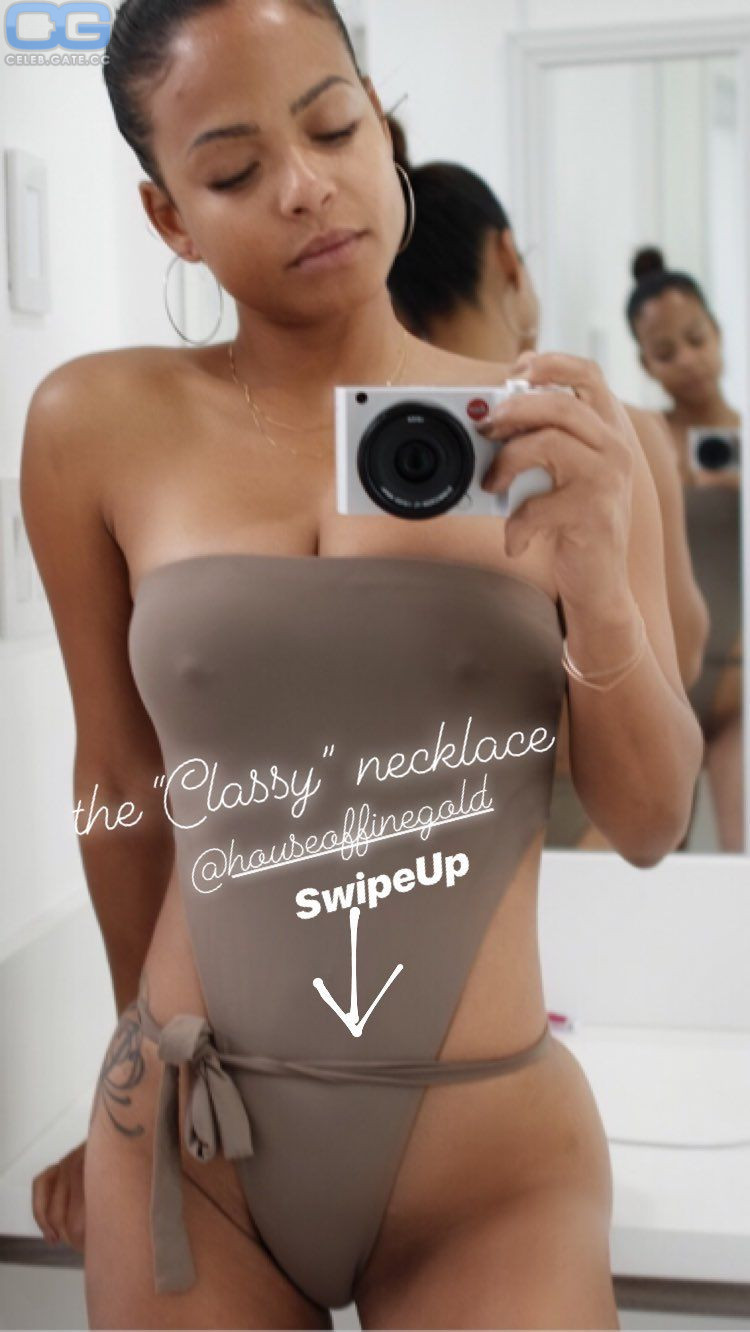 Christina Milian oops