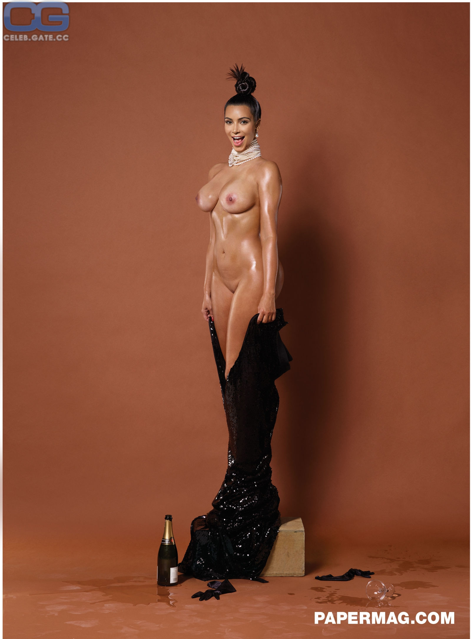 Kim Kardashian Playboy Toples Megan Summers Nude Pic